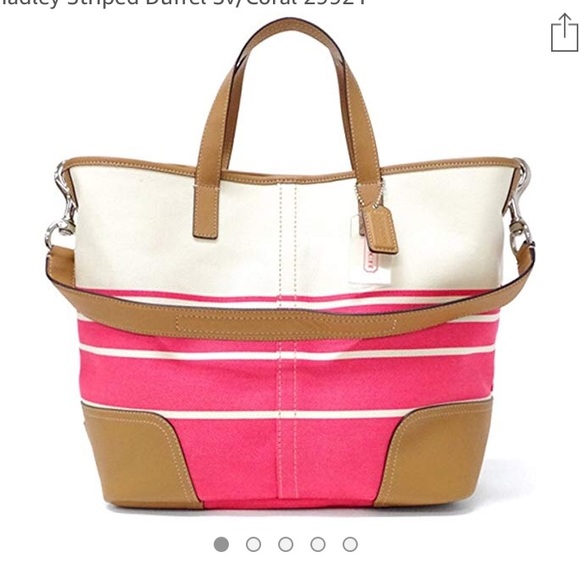 Coach Handbags - Beautiful Coach Canvas Bag 💕